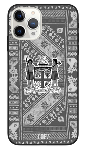 B&W Fiji Cultural Crest - Mobile Phone Case