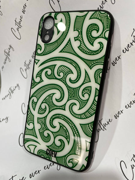Māori Koru Green - Mobile Phone Case